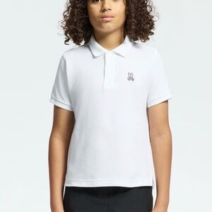 Psycho Bunny Kids Classic Pique Polo Shirt Size Large